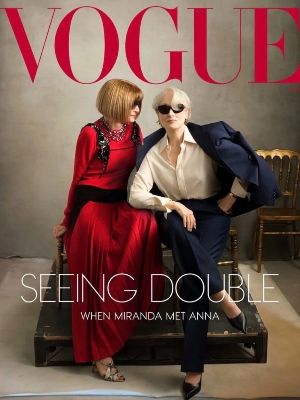 VOGUE MAGAZINE - USA - MAY 2026 - MERYL STREEP & ANNA - BRAND NEW